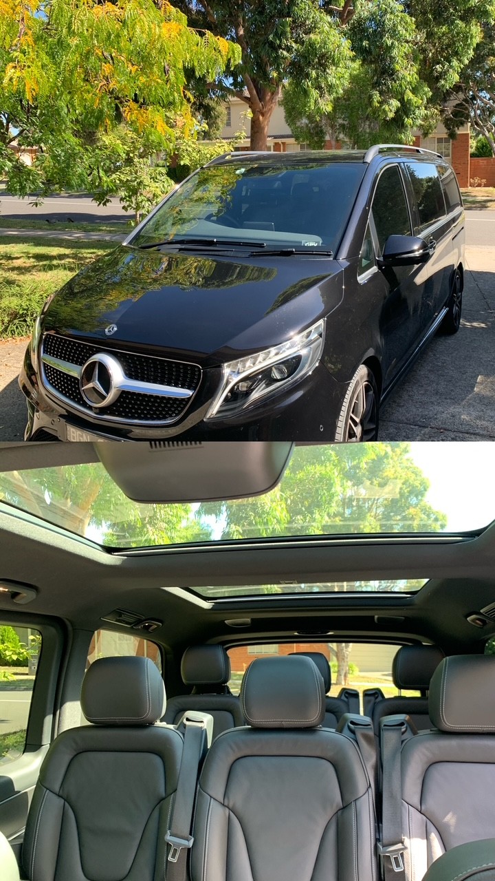 Luxury Mercedes Benz V250 chauffeur service private tour